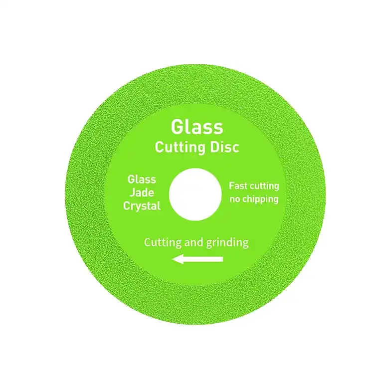 Glass cutting disc